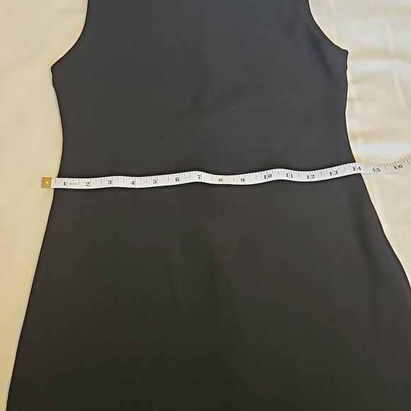 Zara Pencil Sleeveless Midi Dress Small Black - Picture 9 of 16